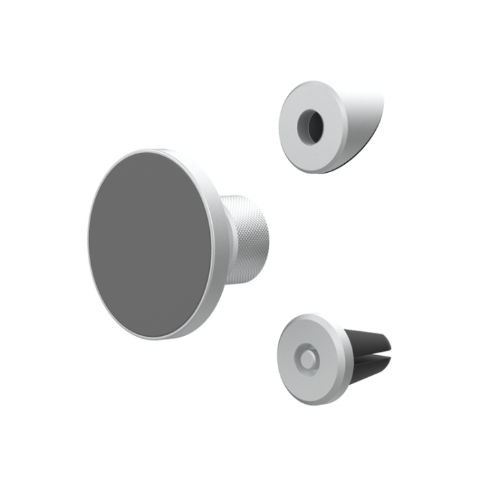 Just Mobile - Just Mobile Magsafe AluDisc Go - Silver