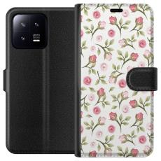 iSecrets - Pl&aring;nboksfodral till Xiaomi 13 med Blommigt