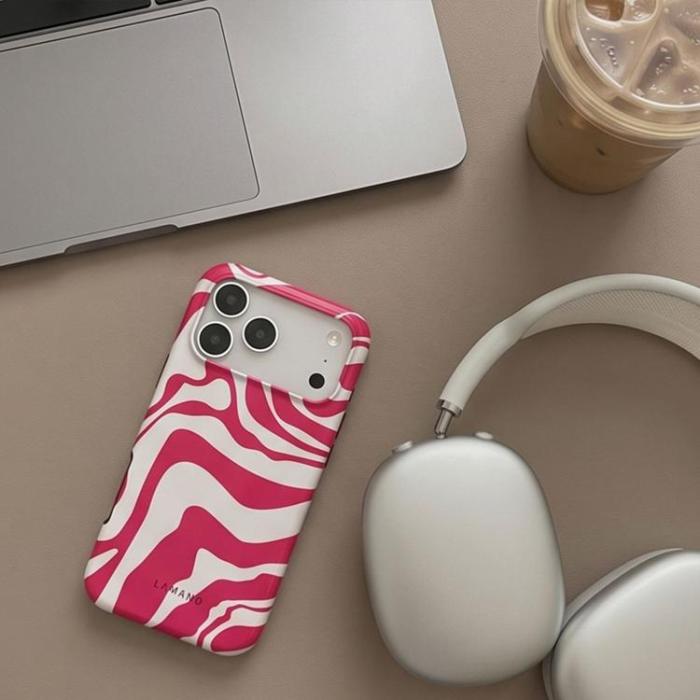 Tech-Protect - Tech-Protect Mobilskal För iPhone 18 Pro Max Magsafe Lamano - Flamingo Bloom