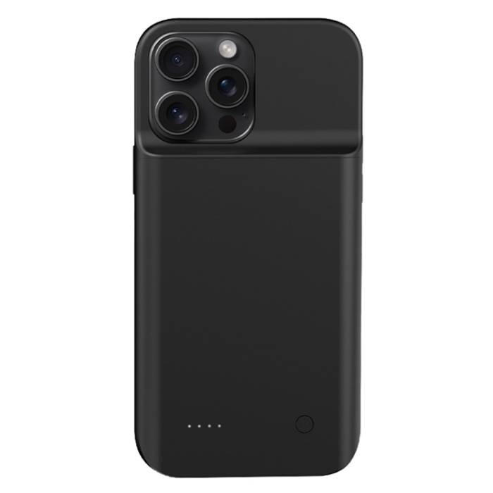 A-One Brand - iPhone 15 Pro Max Batteriskal 6800mAh - Svart