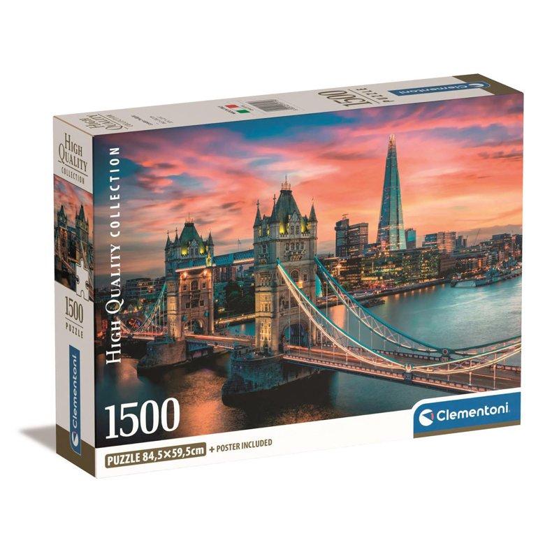 CLEMENTONI Pussel 1500 Pcs CB High Quality Collection London Twilight