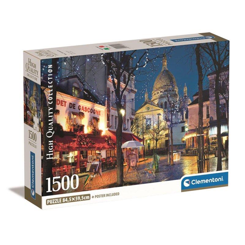 CLEMENTONI Pussel 1500 Pcs CB High Quality Collection Paris Montmartre