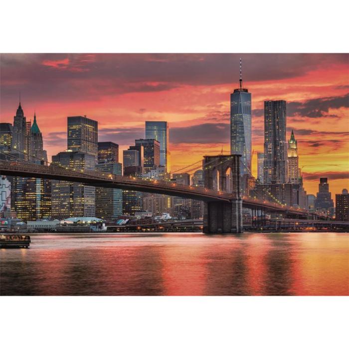 CLEMENTONI - CLEMENTONI Pussel 1500 Pcs CB High Quality Collection East River At Dusk