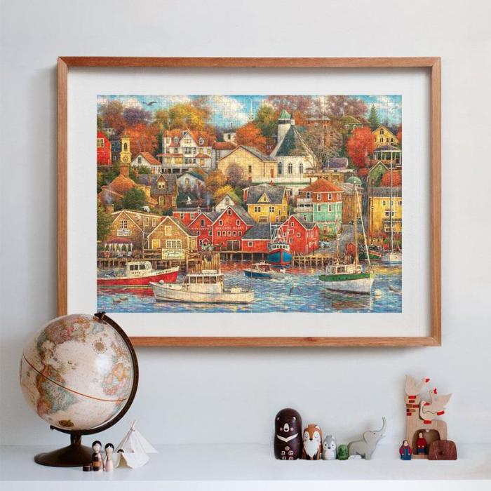 CLEMENTONI - CLEMENTONI Pussel 1500 Pcs CB High Quality Collection Good Times Harbor