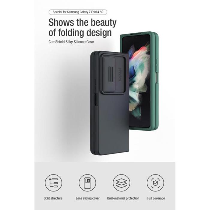 Nillkin - Nillkin Galaxy Z Fold 4 Skal Dual Layer - Svart