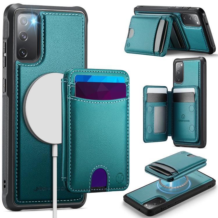 JEEHOOD Samsung Galaxy S20 FE Fodral Konstläder - Blå | 2353 | AlltMobil