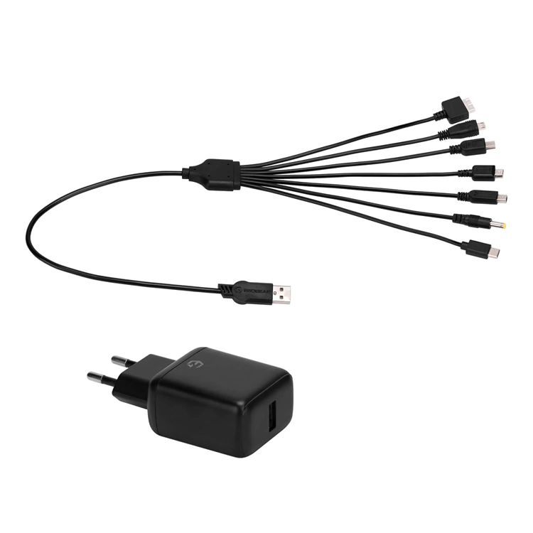 EGOGEAR 7-i-1-kabel SCH7 AC-adapter för Retrokonsoler | 3541 | AlltMobil