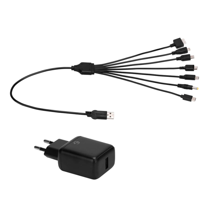 EGOGEAR - EGOGEAR 7-i-1-kabel SCH7 AC-adapter för Retrokonsoler