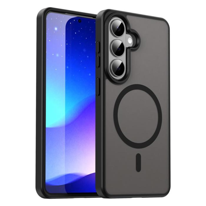 OEM - Mobilskal för Samsung Galaxy S26 Magnetiskt TPU + PC - Svart
