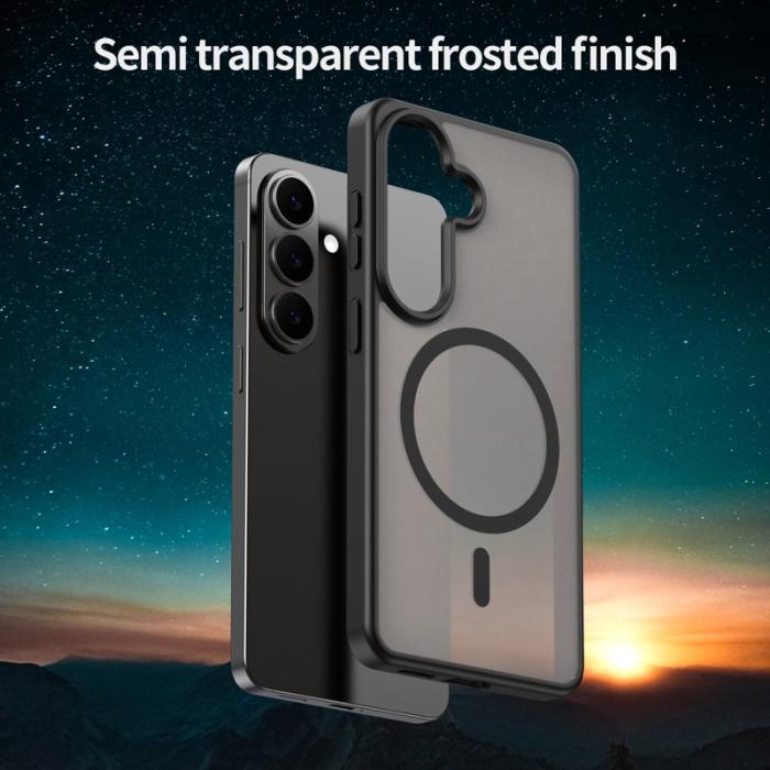 OEM - Mobilskal för Samsung Galaxy S26 Magnetiskt TPU + PC - Svart