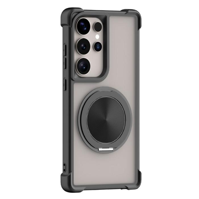 OEM - Mobilskal för Samsung Galaxy S26 Ultra Magnetiskt Kickstand TPU + PC - Svart