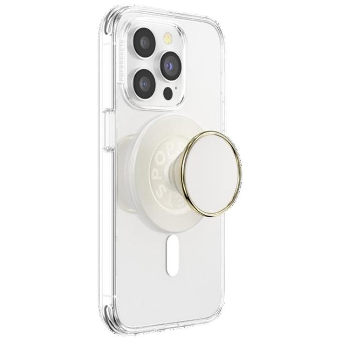 PopSockets - Popsockets MagSafe Grip Round Luxe Coconut Creme Enamel