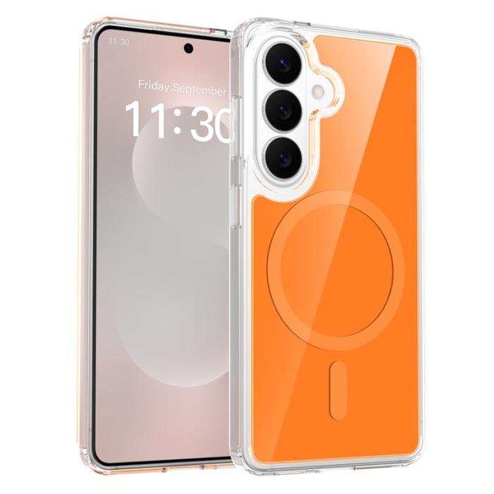 OEM - Mobilskal för Samsung Galaxy S26 Magnetiskt TPU + PC - Orange