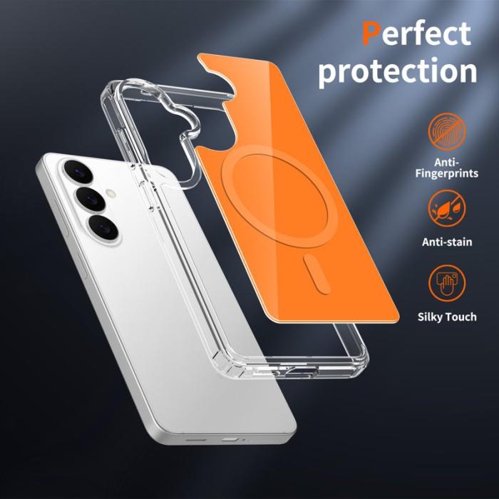 OEM - Mobilskal för Samsung Galaxy S26 Magnetiskt TPU + PC - Orange