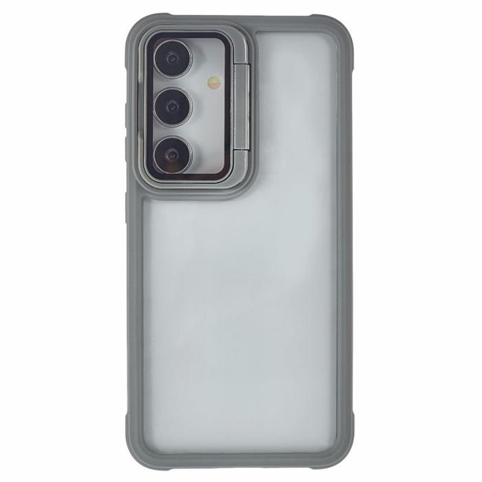 OEM - Mobilskal för Samsung Galaxy S26 Plus PC + TPU med kickstand - Grå