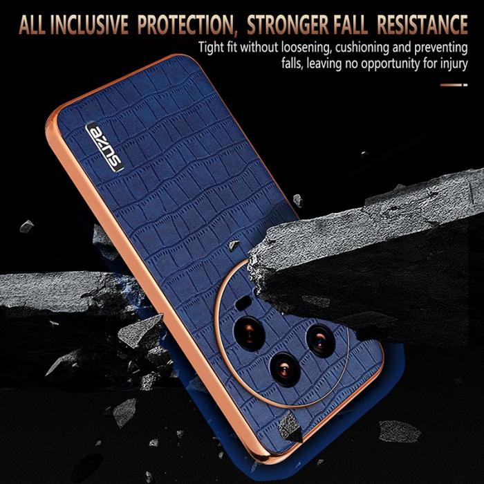 AZNS - AZNS Xiaomi 14 Ultra Fodral KonstLäder - Krokodilmönster - Grön