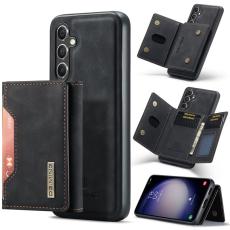 DG.MING - DG.MING Samsung Galaxy A16 Konstl&auml;der Pl&aring;nboksfodral - Svart