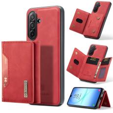 DG.MING - DG.MING Samsung Galaxy A17 5G Konstl&auml;der Pl&aring;nboksfodral R&ouml;d