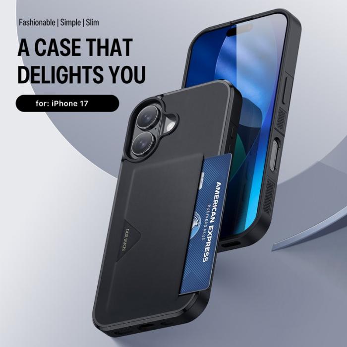 Dux Ducis - DUX DUCIS iPhone 17 Fodral Pocard Series - Svart