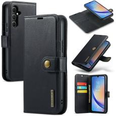 DG.MING - DG.MING Samsung Galaxy A34 5G &Auml;kta L&auml;der Pl&aring;nboksfodral Svart