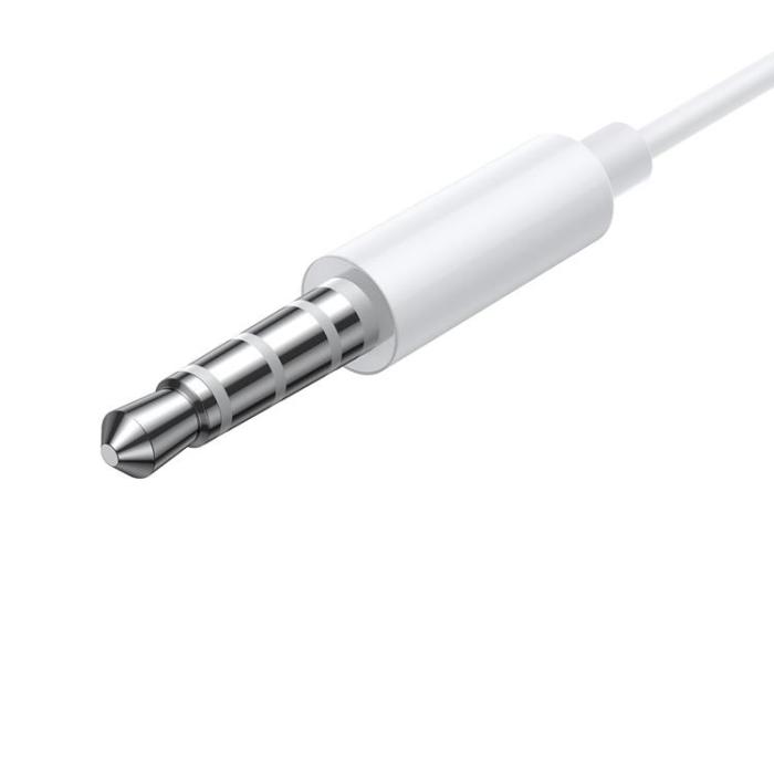 BASEUS - Baseus Encok H17 Hörlurar 3.5mm Minijack Trådbundet - Vit