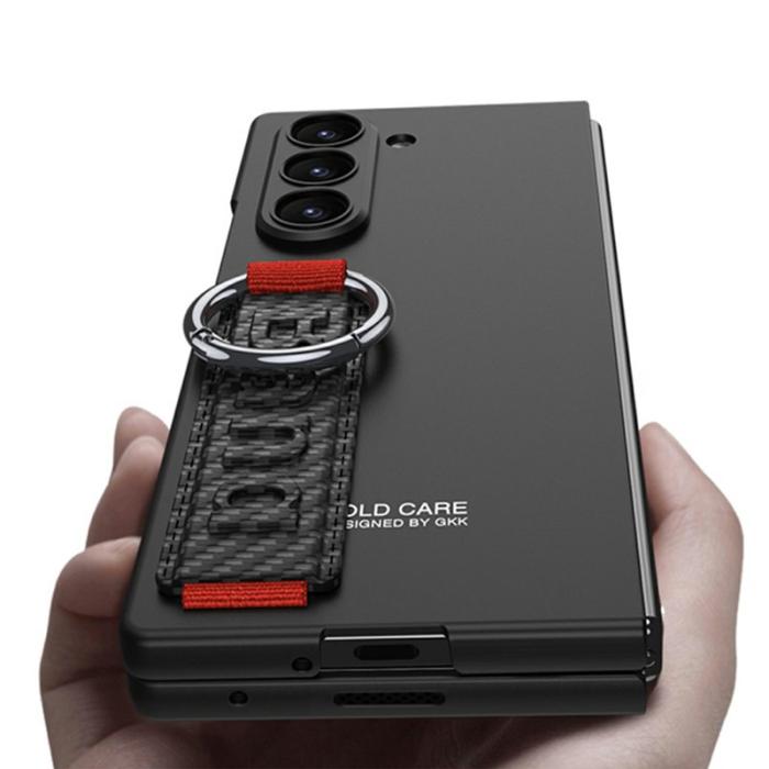 GKK - GKK Samsung Galaxy Z Fold7 Fodral Äkta läder - Grön