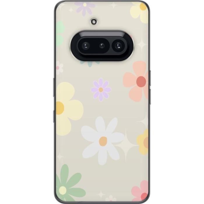iSecrets - Mobilskal till Nothing Phone (3a) med fejdande blommor