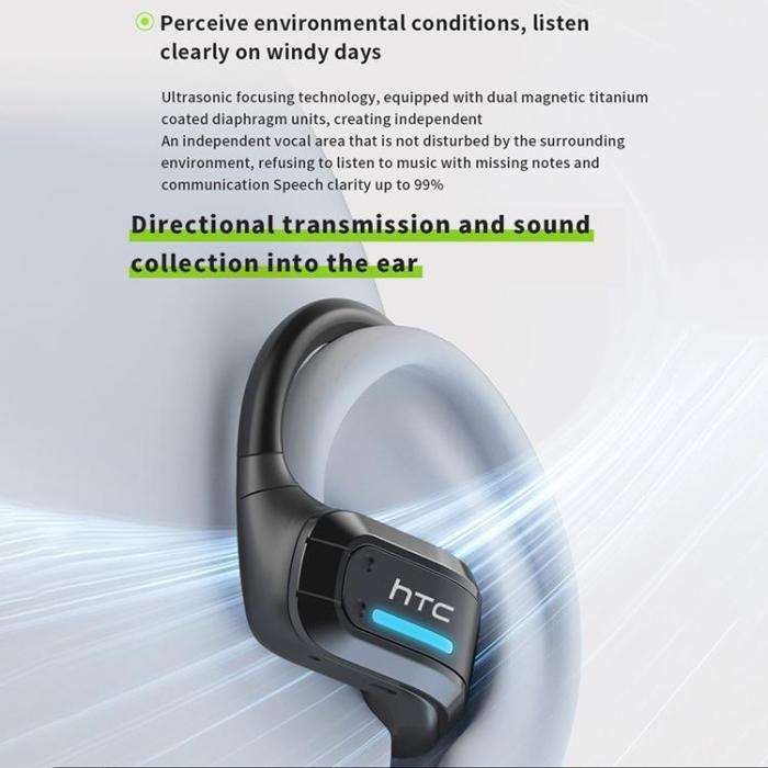 HTC - HTC Open-Ear Trådlösa Hörlurar Bluetooth V6.0 NE02