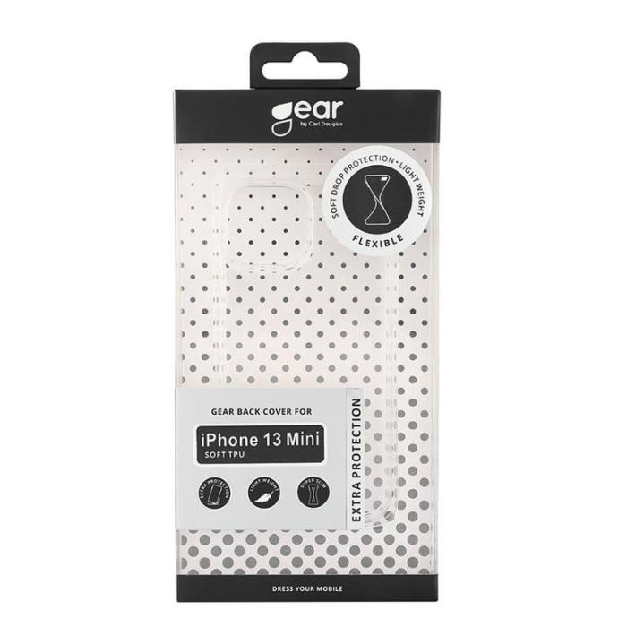UTGATT1 - GEAR Mobilskal TPU iPhone 13 Mini - Transparent