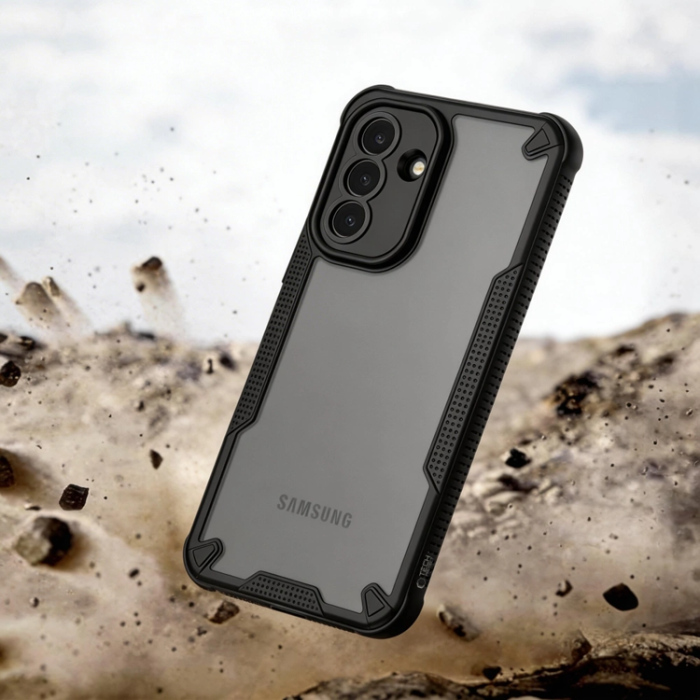Ringke - Tech-Protect Mobilskal För Galaxy A57 5G Rugged Shield - Matt Svart