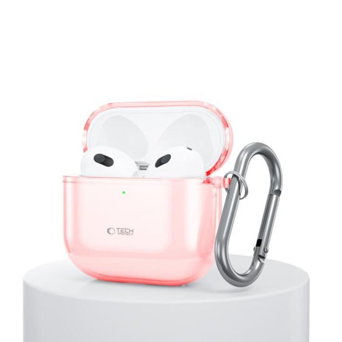 Tech-Protect - Tech-Protect Apple Airpods 4 Skal Flexair - Baby Rosa