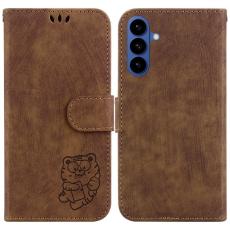 OEM - Samsung Galaxy S26 / S26 Pro Fodral &Auml;kta L&auml;der St&ouml;tskydd - Brun
