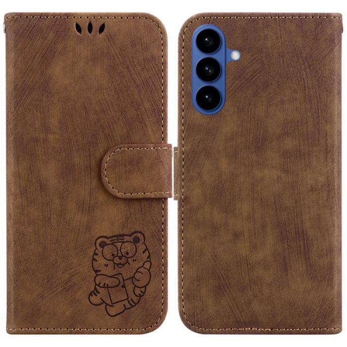 OEM - Samsung Galaxy S26 / S26 Pro Fodral Äkta Läder Stötskydd - Brun