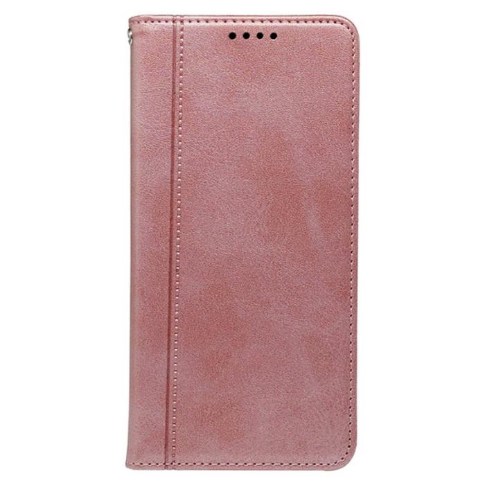OEM - Samsung Galaxy S26 Plus Skal Äkta Läder Med Magnetisk Stängning - Roséguld