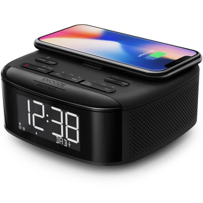 Philips - PHILIPS Digital DAB+/FM-klockradio QI-laddning