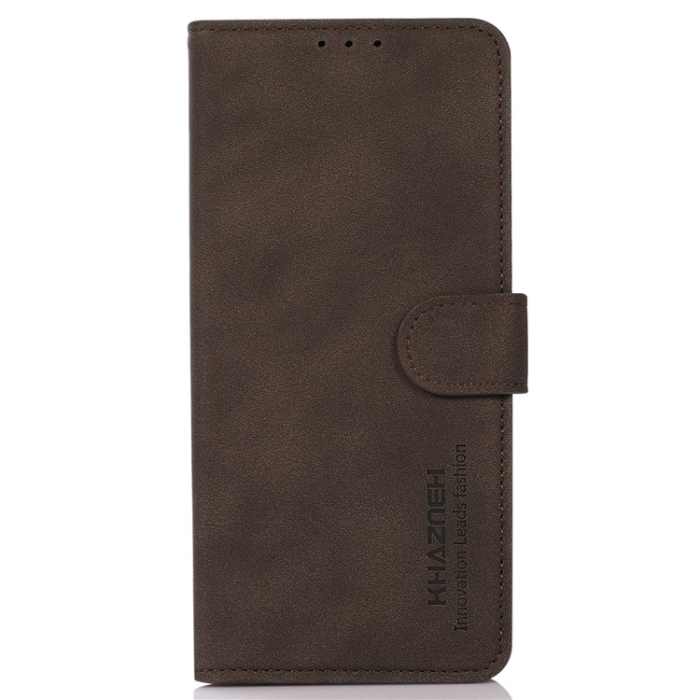 KHAZNEH - KHAZNEH Sony Xperia 1 V Plånboksfodral Textured Flip - Brun