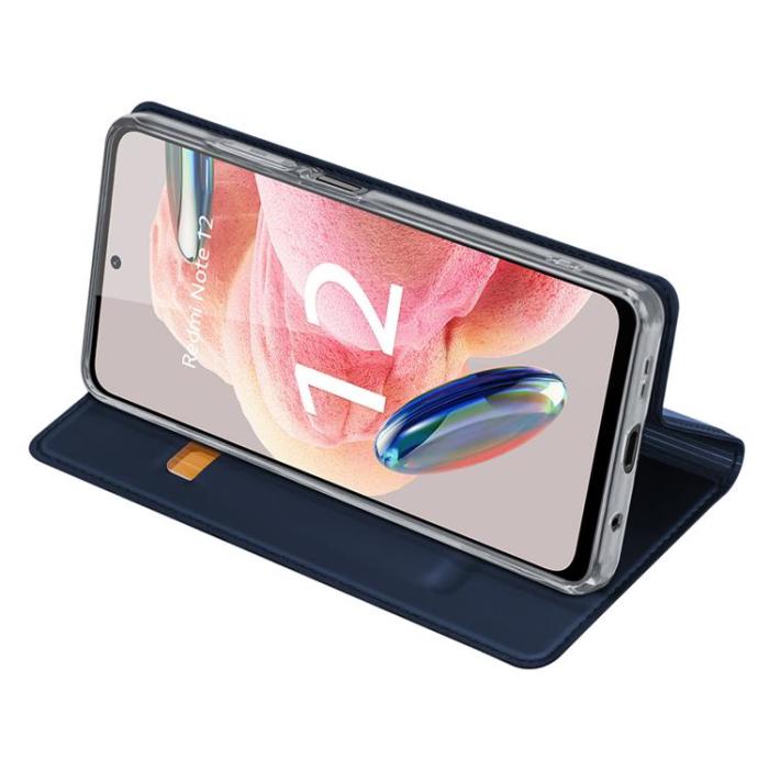 Dux Ducis - Dux Duxis Xiaomi Redmi Note 12 4G Plånboksfodral Skin Pro - Blå