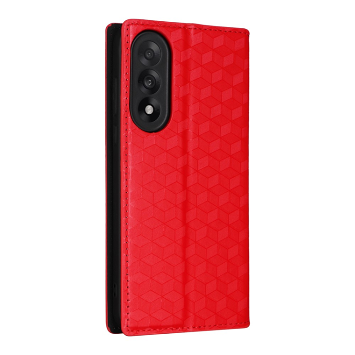 A-One Brand - OnePlus Nord 5 Plånboksfodral Rhombus Imprint - Röd