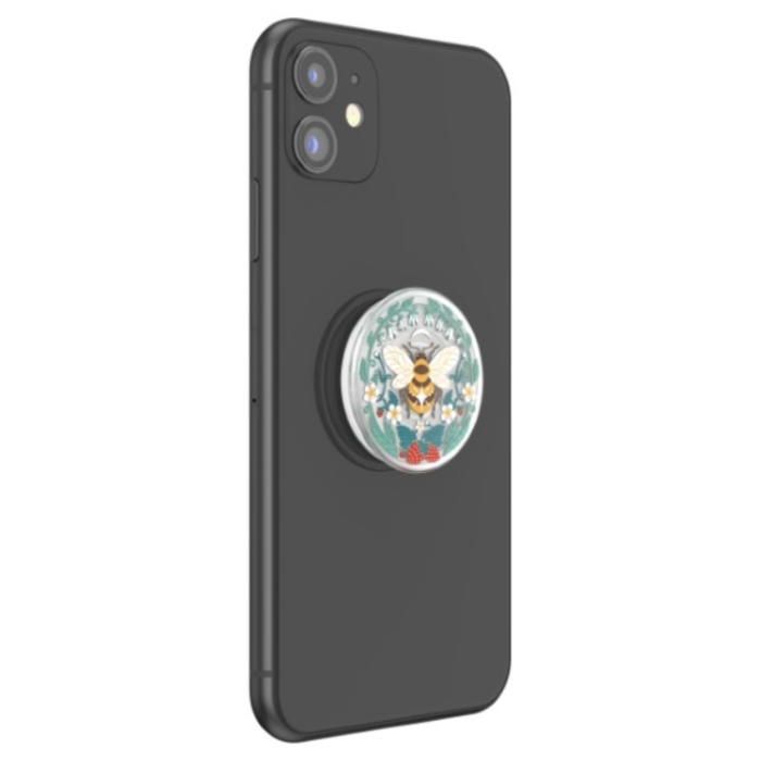 PopSockets - PopSockets PlantCore Grip Bee Boho Mobilgrip och stativ 806486