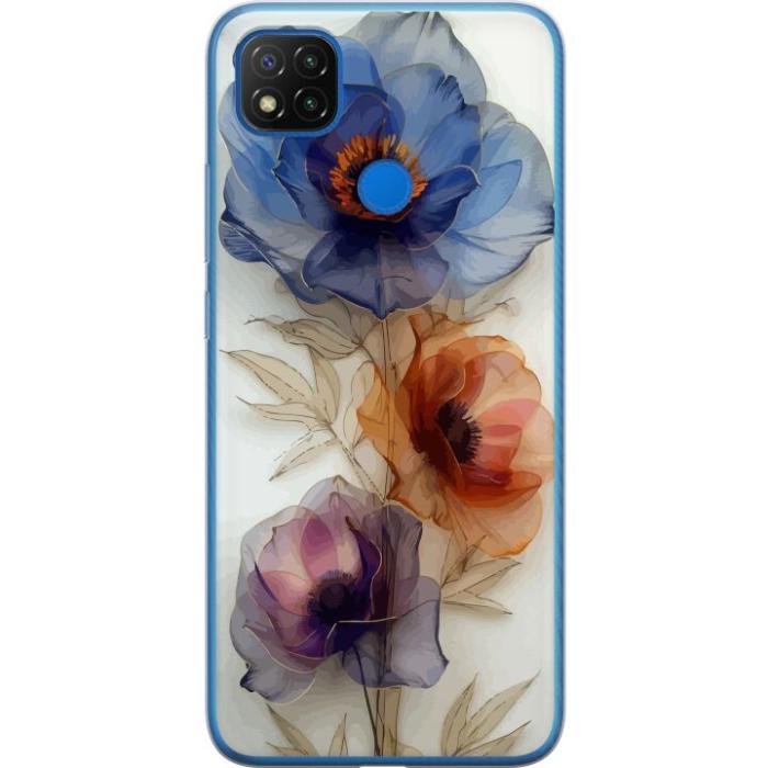 iSecrets - Mobilskal till Xiaomi Redmi 9C med Silkesblommor
