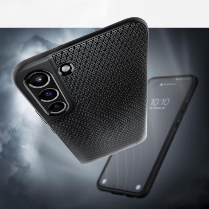 Spigen - Spigen Liquid Air Skal Galaxy S22 - Matte Svart