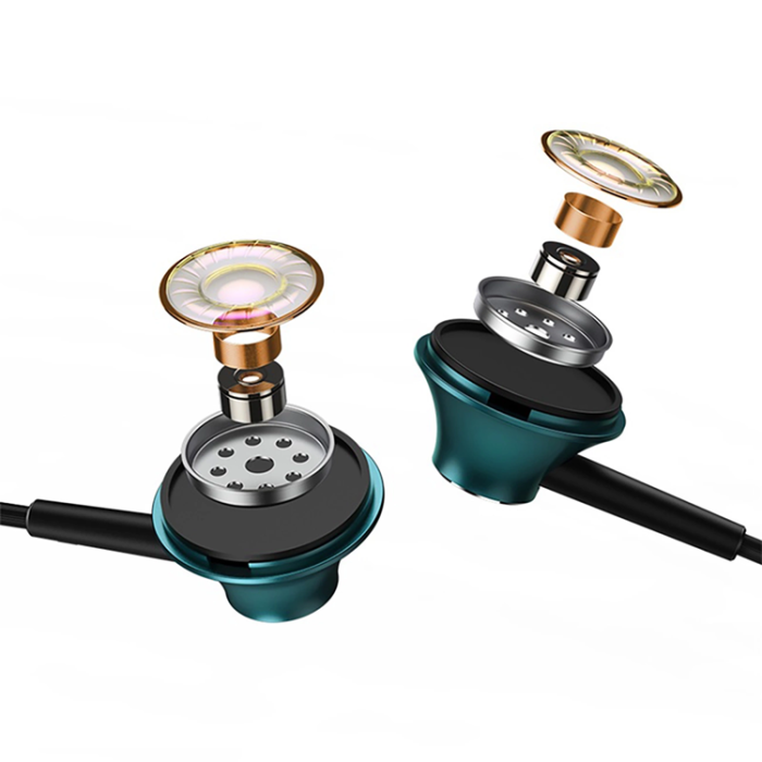 BASEUS - Baseus Encok H06 In-Ear 3.5 mini jack Spel Hörlurar - Grön