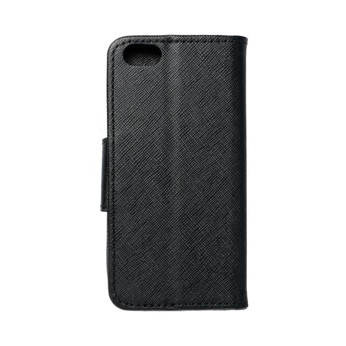 OEM - iPhone 5/5S/SE Plånboksfodral Fancy Eco Läder - Svart
