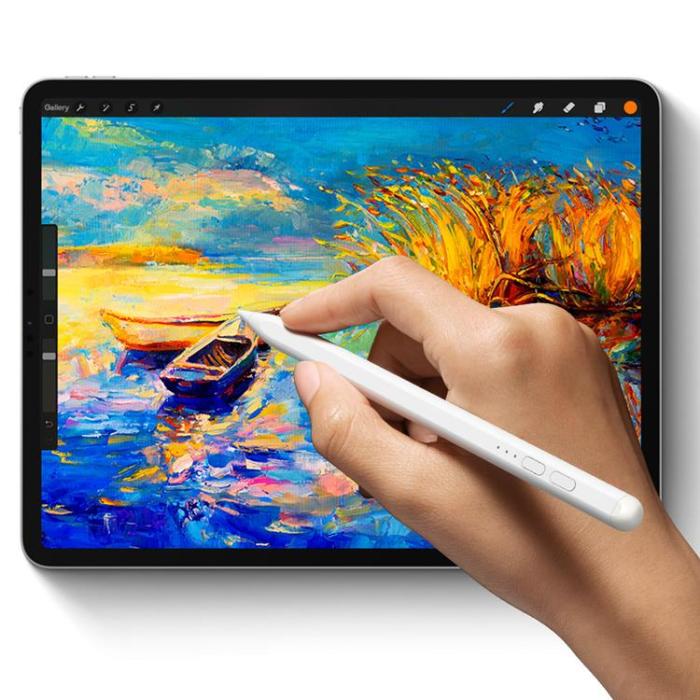 BASEUS - Baseus Active Stylus Penna Smooth För iPad USB-C Kabel - Vit