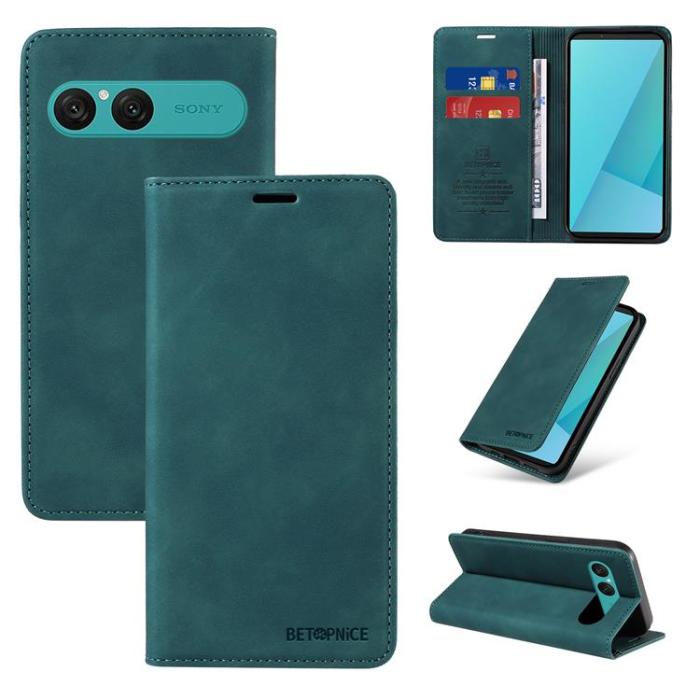 BETOPNICE - BETOPNICE Sony Xperia 10 VII Plånboksfodral RFID - Grön