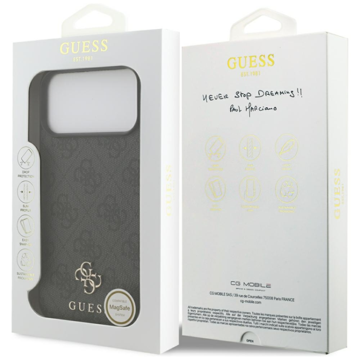 Guess - Guess Mobilskal till iPhone 18 Pro Max/17 Pro Max MagSafe 4G Small Classic Logo