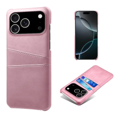 A-One Brand - iPhone 17 Pro Max Mobilskal Korthållare Dual - Roséguld