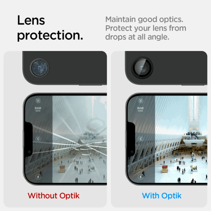 Spigen - Spigen [2-Pack] iPhone 16e Kameralinsskydd Härdat Glas 