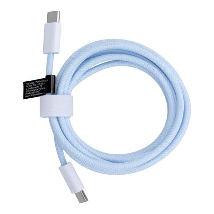 OEM - Typ-C to Typ-C Kablar PD 60W 3A C263 1.5 m - Blå