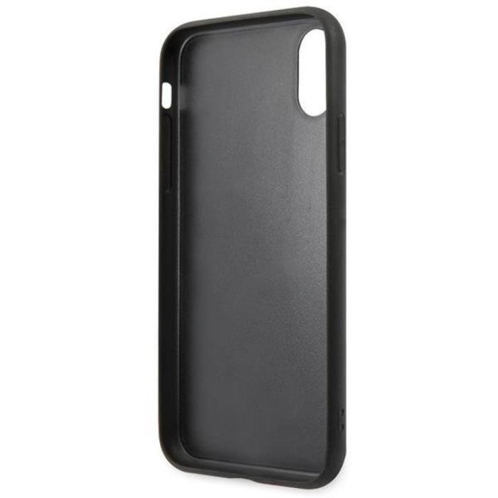 KARL LAGERFELD - Karl Lagerfeld iPhone XS Max Skal Saffiano Ikonik Karl & Choupette Head